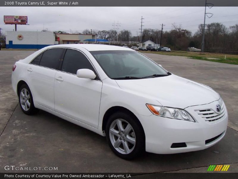 Super White / Ash 2008 Toyota Camry LE
