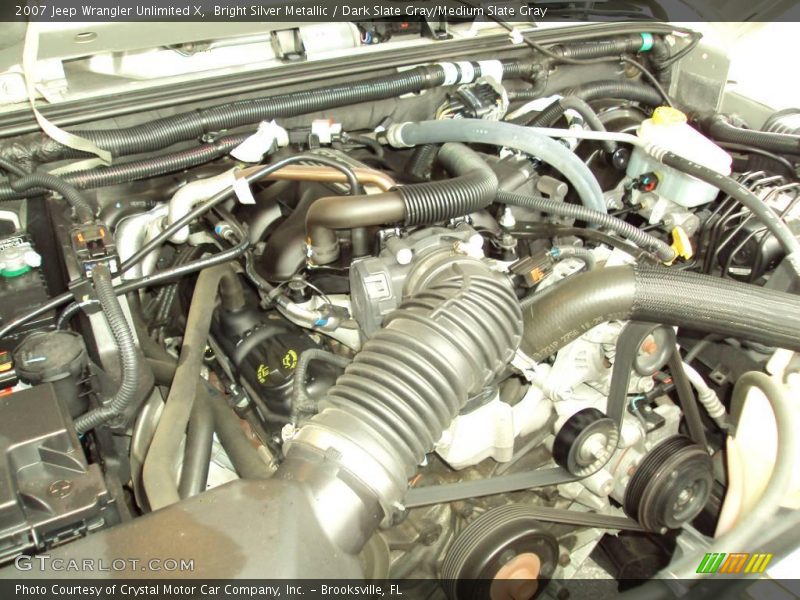 Bright Silver Metallic / Dark Slate Gray/Medium Slate Gray 2007 Jeep Wrangler Unlimited X