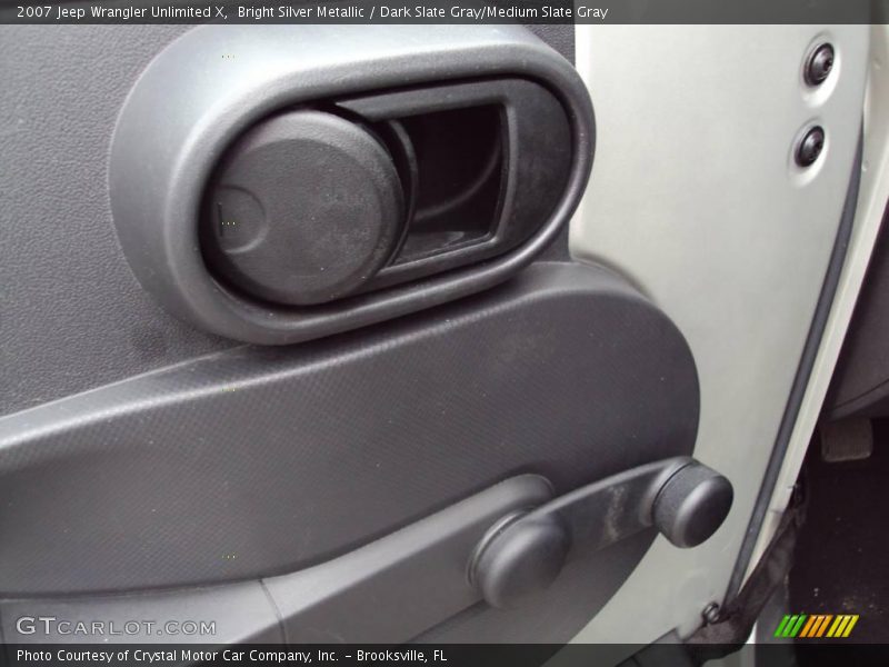Bright Silver Metallic / Dark Slate Gray/Medium Slate Gray 2007 Jeep Wrangler Unlimited X