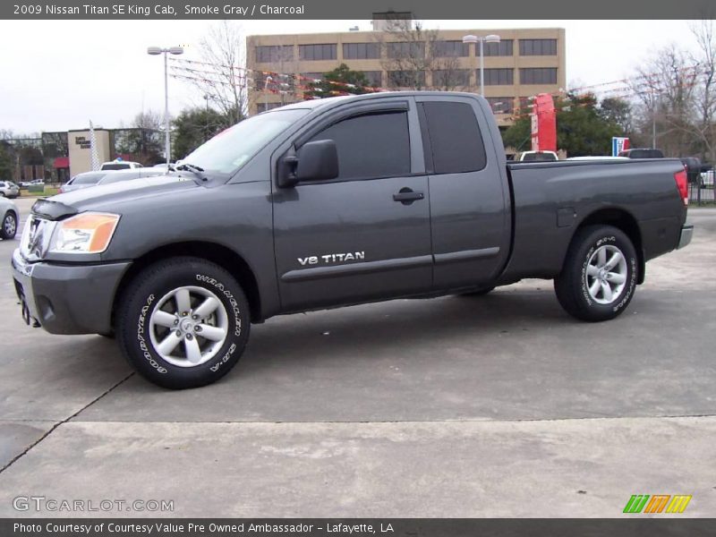 Smoke Gray / Charcoal 2009 Nissan Titan SE King Cab