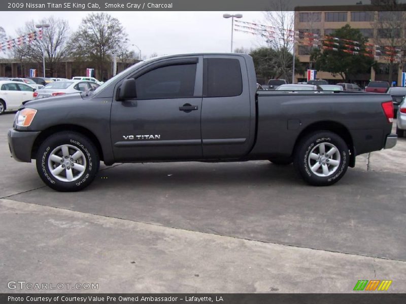 Smoke Gray / Charcoal 2009 Nissan Titan SE King Cab