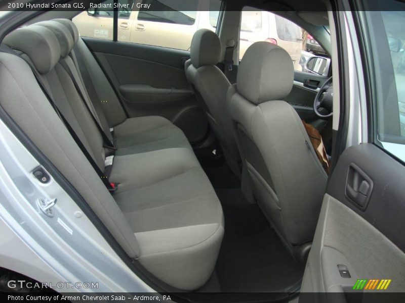 Radiant Silver / Gray 2010 Hyundai Sonata GLS