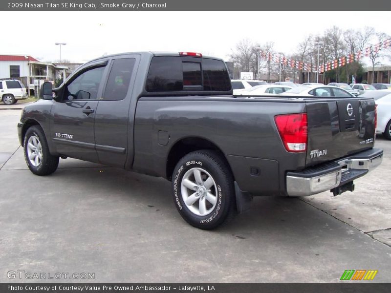Smoke Gray / Charcoal 2009 Nissan Titan SE King Cab