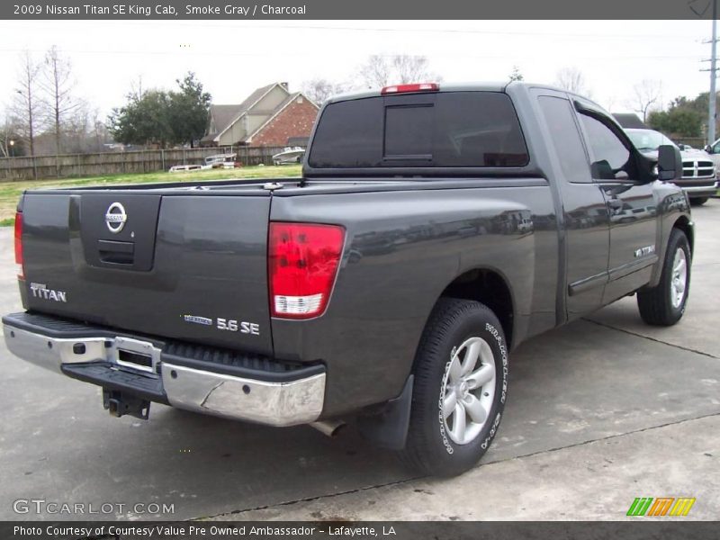 Smoke Gray / Charcoal 2009 Nissan Titan SE King Cab