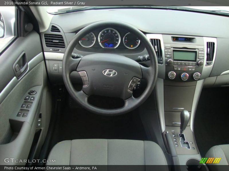 Radiant Silver / Gray 2010 Hyundai Sonata GLS