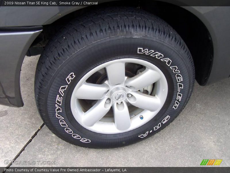 Smoke Gray / Charcoal 2009 Nissan Titan SE King Cab