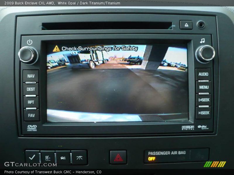 White Opal / Dark Titanium/Titanium 2009 Buick Enclave CXL AWD