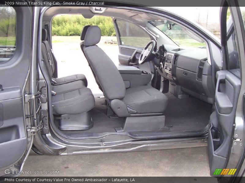 Smoke Gray / Charcoal 2009 Nissan Titan SE King Cab