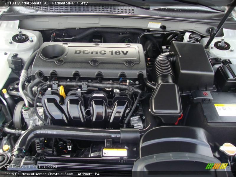 Radiant Silver / Gray 2010 Hyundai Sonata GLS
