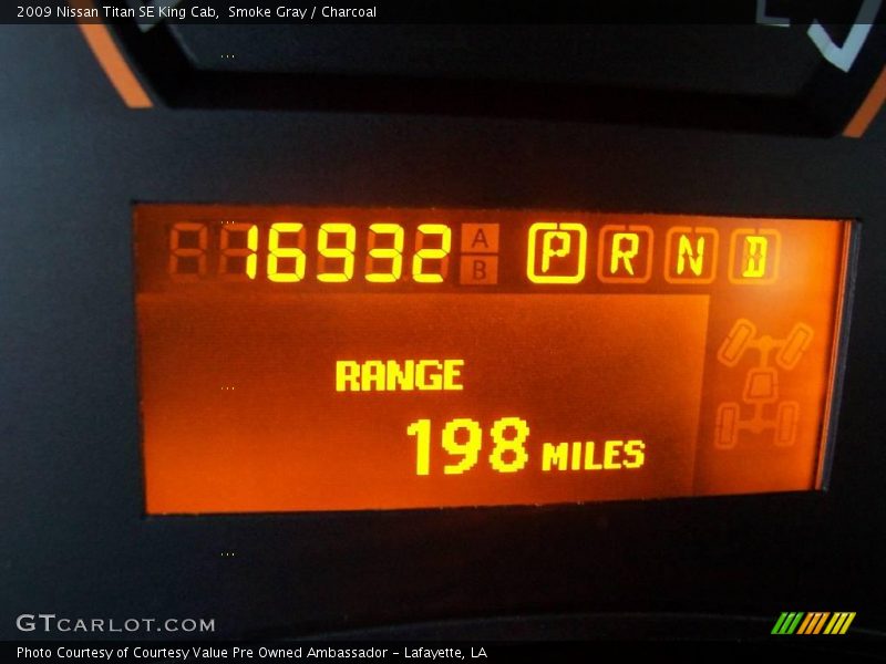 Smoke Gray / Charcoal 2009 Nissan Titan SE King Cab