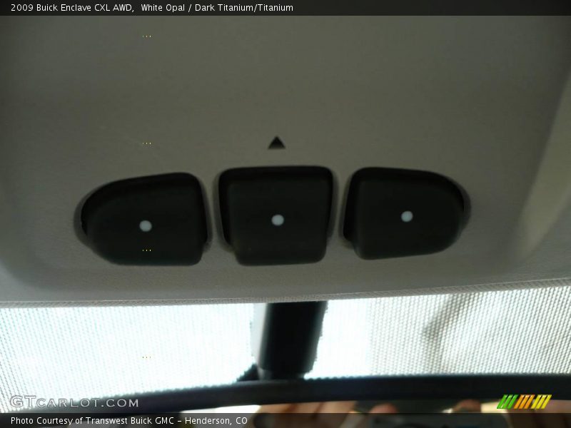 White Opal / Dark Titanium/Titanium 2009 Buick Enclave CXL AWD