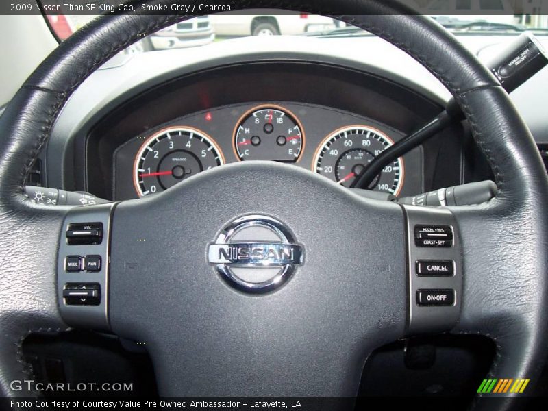 Smoke Gray / Charcoal 2009 Nissan Titan SE King Cab