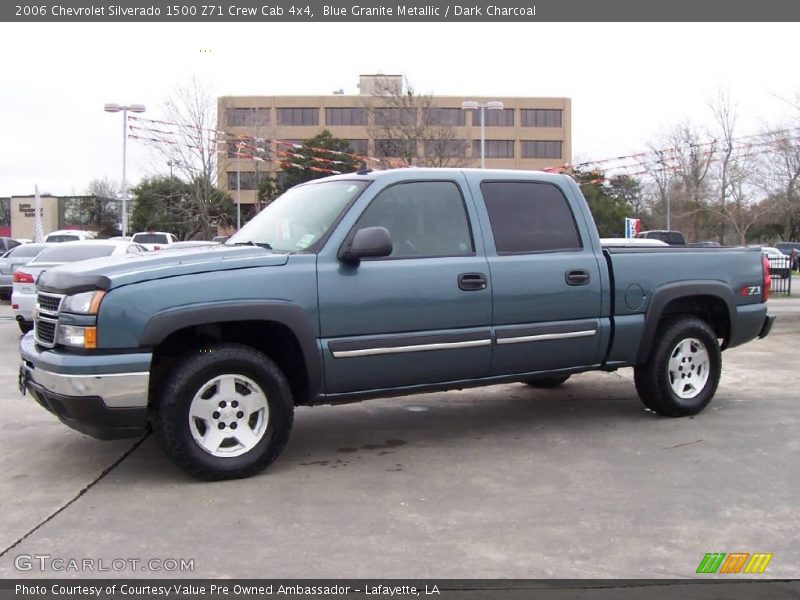 Blue Granite Metallic / Dark Charcoal 2006 Chevrolet Silverado 1500 Z71 Crew Cab 4x4
