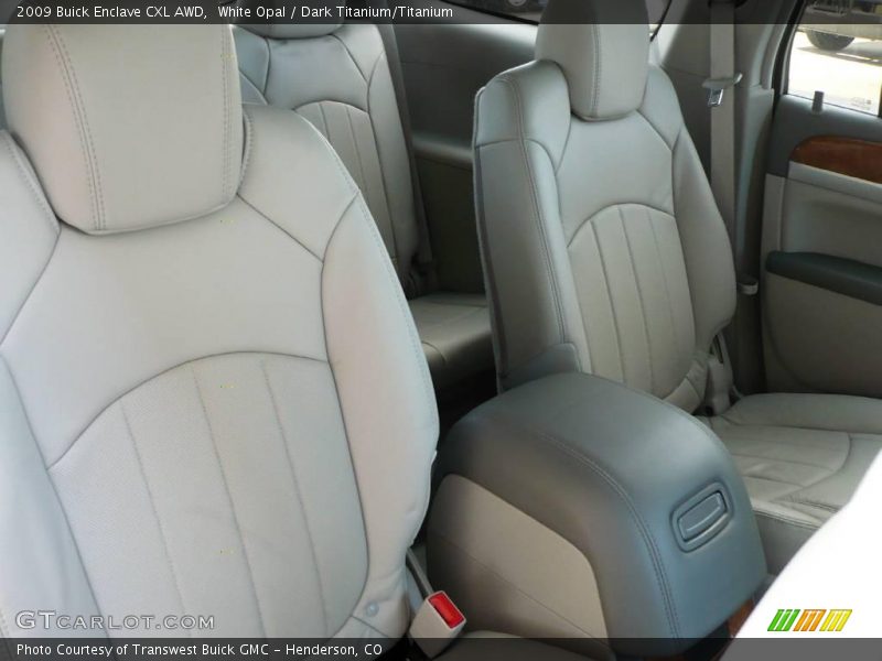 White Opal / Dark Titanium/Titanium 2009 Buick Enclave CXL AWD
