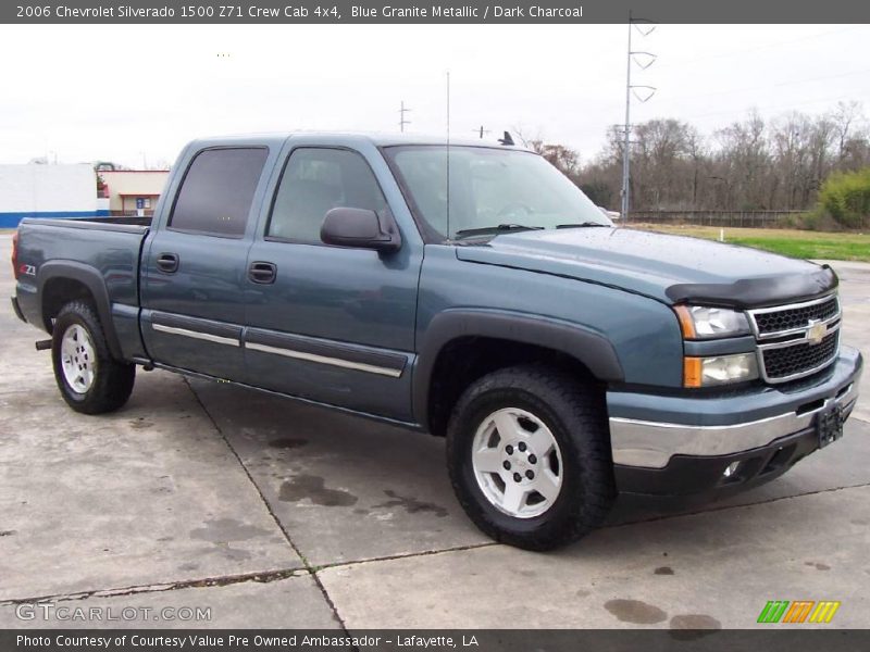 Blue Granite Metallic / Dark Charcoal 2006 Chevrolet Silverado 1500 Z71 Crew Cab 4x4