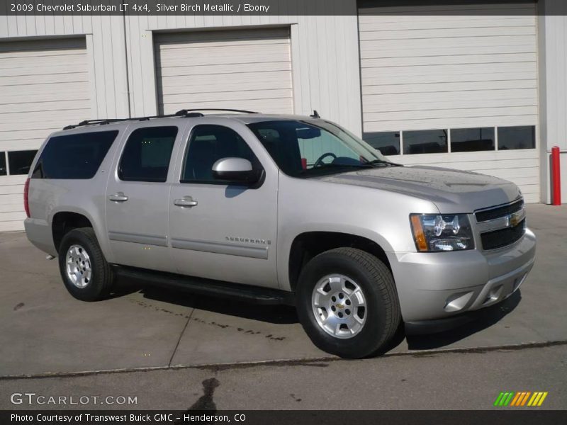 Silver Birch Metallic / Ebony 2009 Chevrolet Suburban LT 4x4