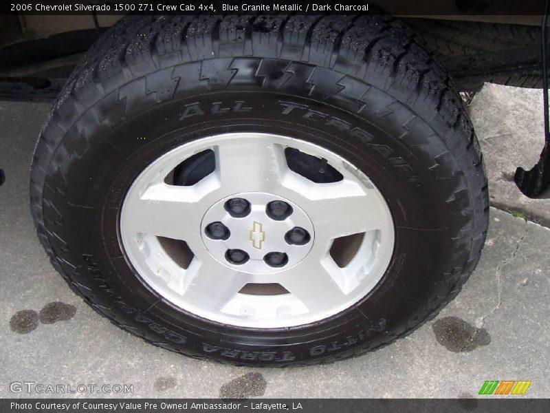 Blue Granite Metallic / Dark Charcoal 2006 Chevrolet Silverado 1500 Z71 Crew Cab 4x4
