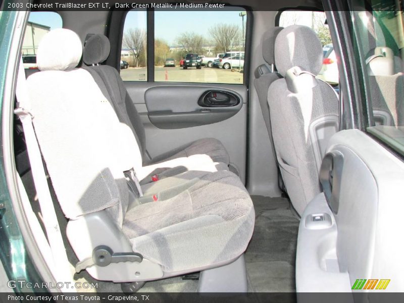 Dark Green Metallic / Medium Pewter 2003 Chevrolet TrailBlazer EXT LT