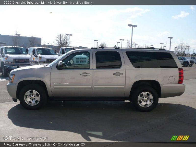 Silver Birch Metallic / Ebony 2009 Chevrolet Suburban LT 4x4