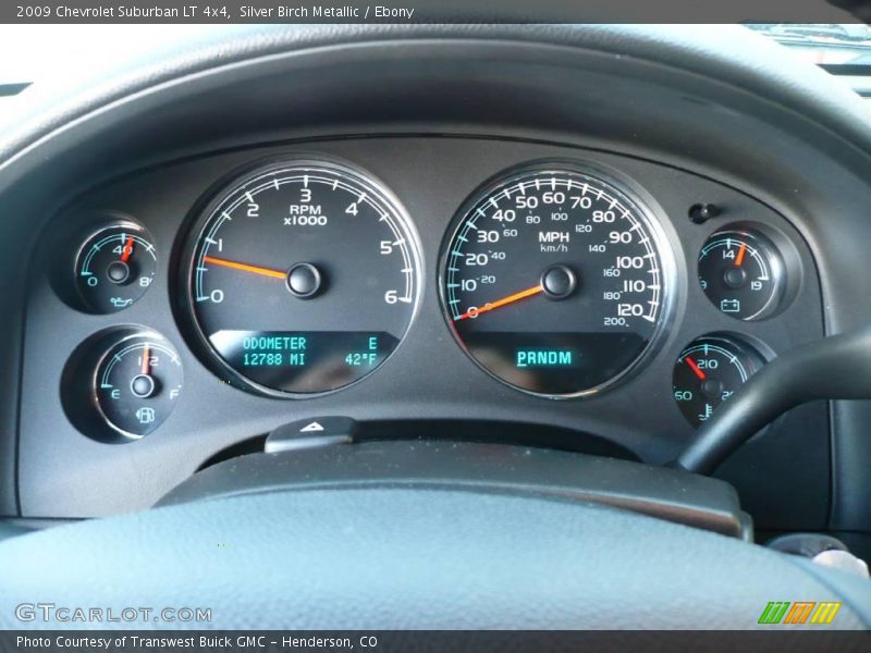 Silver Birch Metallic / Ebony 2009 Chevrolet Suburban LT 4x4