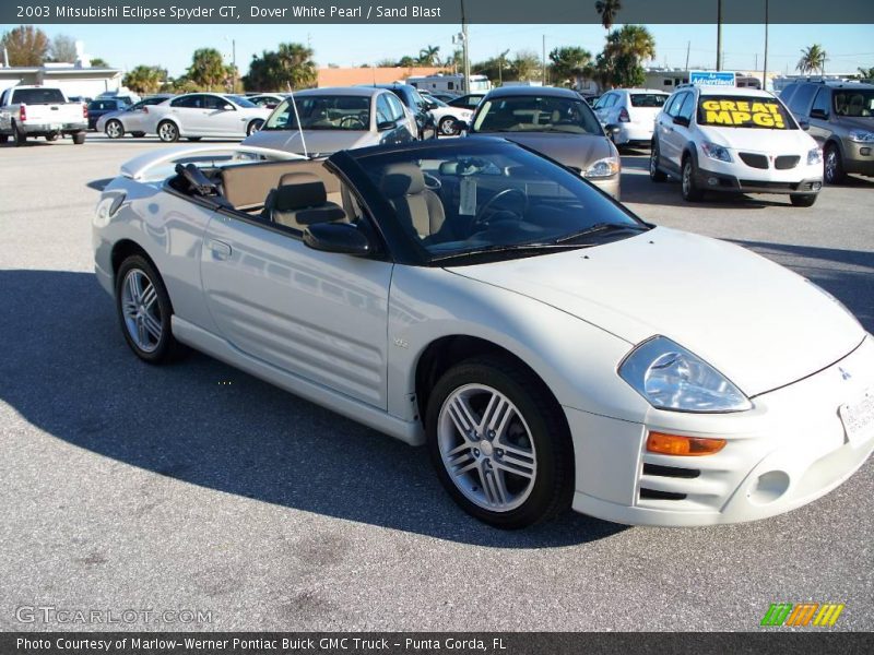 Dover White Pearl / Sand Blast 2003 Mitsubishi Eclipse Spyder GT