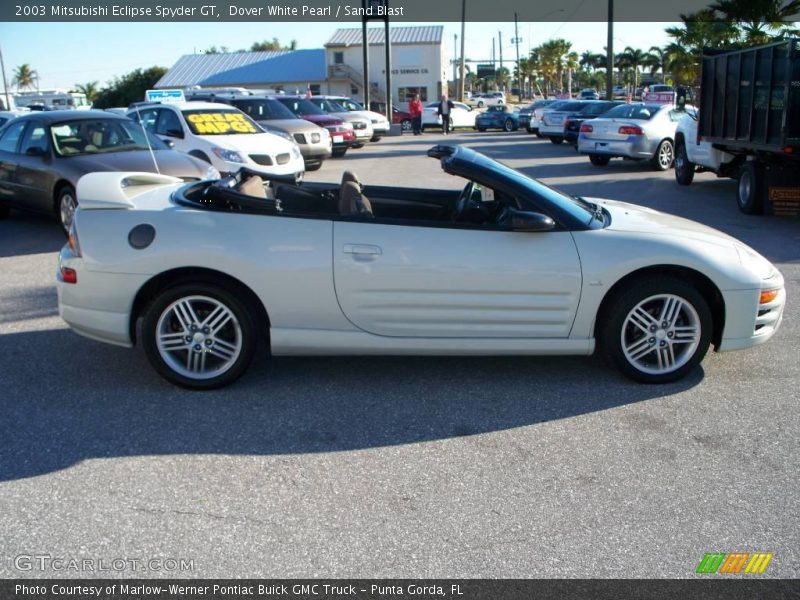 Dover White Pearl / Sand Blast 2003 Mitsubishi Eclipse Spyder GT