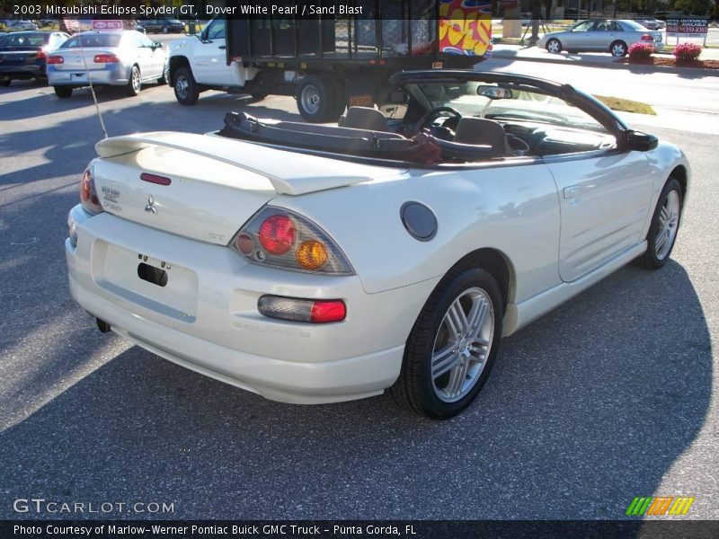 Dover White Pearl / Sand Blast 2003 Mitsubishi Eclipse Spyder GT