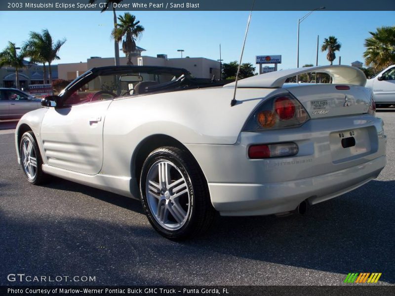 Dover White Pearl / Sand Blast 2003 Mitsubishi Eclipse Spyder GT