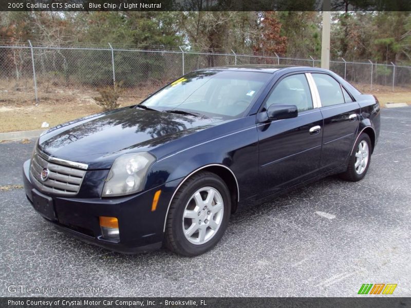 Blue Chip / Light Neutral 2005 Cadillac CTS Sedan