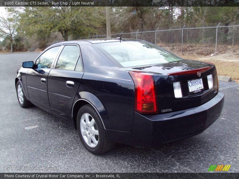 Blue Chip / Light Neutral 2005 Cadillac CTS Sedan