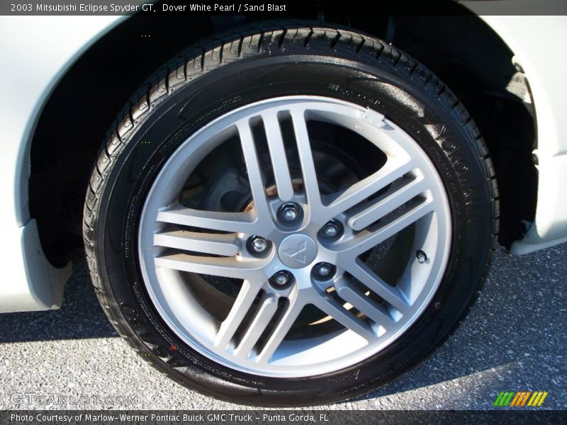 Dover White Pearl / Sand Blast 2003 Mitsubishi Eclipse Spyder GT