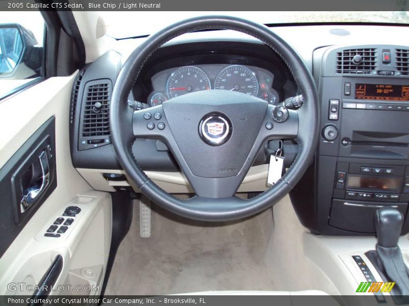 Blue Chip / Light Neutral 2005 Cadillac CTS Sedan