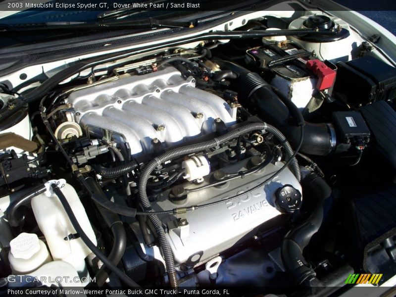 Dover White Pearl / Sand Blast 2003 Mitsubishi Eclipse Spyder GT