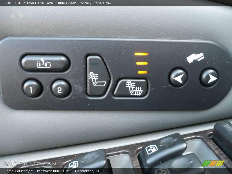 Blue Green Crystal / Stone Gray 2005 GMC Yukon Denali AWD
