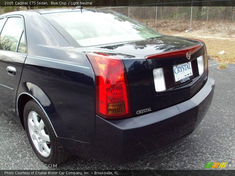 Blue Chip / Light Neutral 2005 Cadillac CTS Sedan