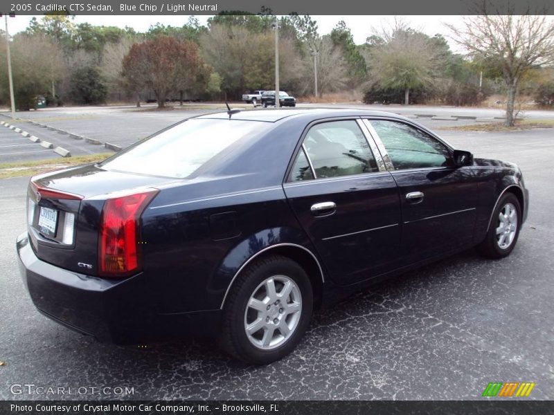 Blue Chip / Light Neutral 2005 Cadillac CTS Sedan