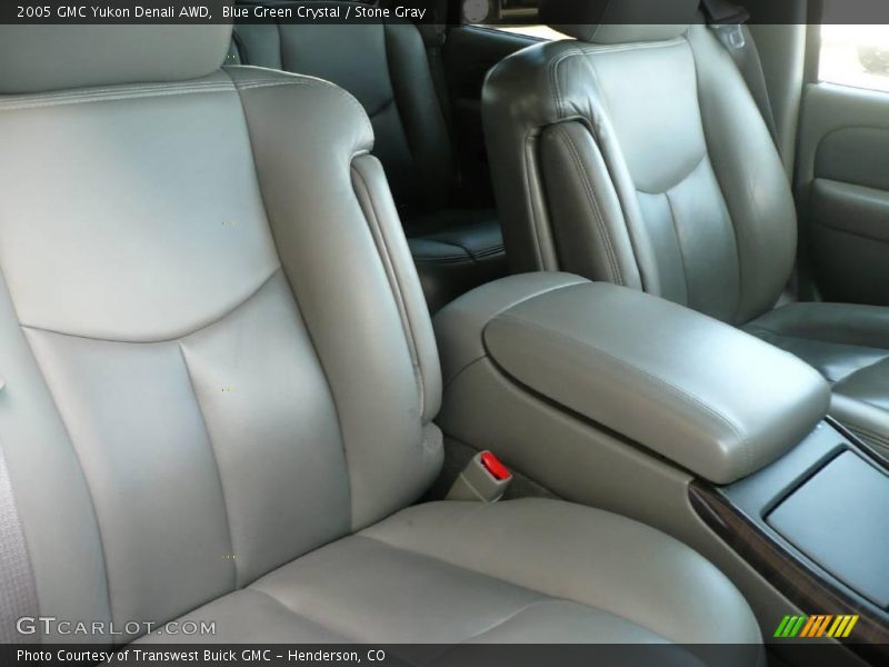 Blue Green Crystal / Stone Gray 2005 GMC Yukon Denali AWD