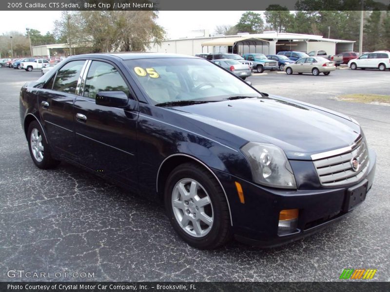 Blue Chip / Light Neutral 2005 Cadillac CTS Sedan