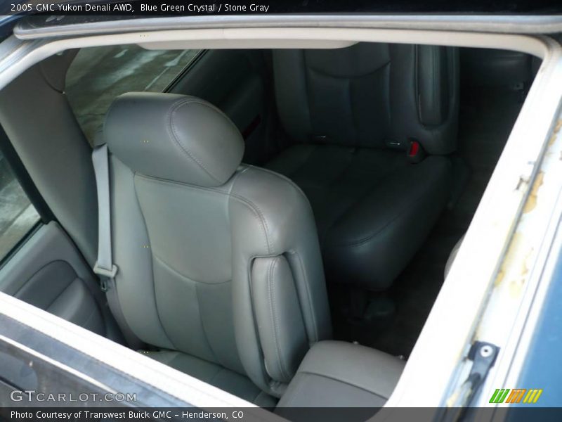 Blue Green Crystal / Stone Gray 2005 GMC Yukon Denali AWD