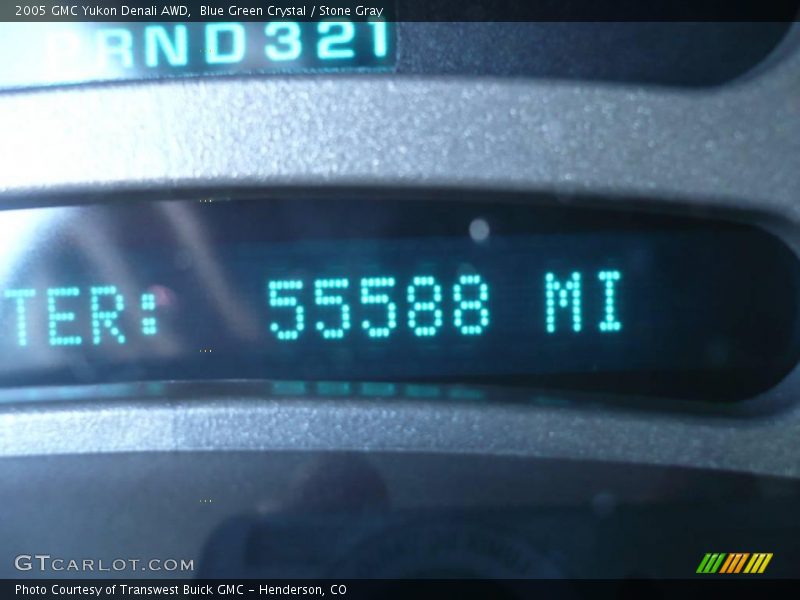 Blue Green Crystal / Stone Gray 2005 GMC Yukon Denali AWD
