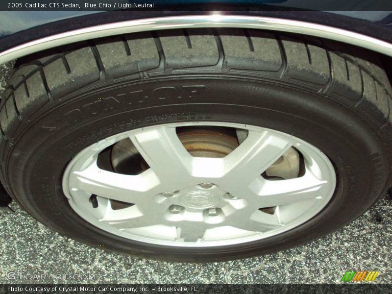 Blue Chip / Light Neutral 2005 Cadillac CTS Sedan