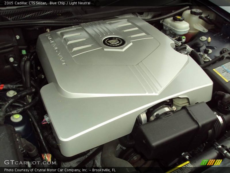 Blue Chip / Light Neutral 2005 Cadillac CTS Sedan