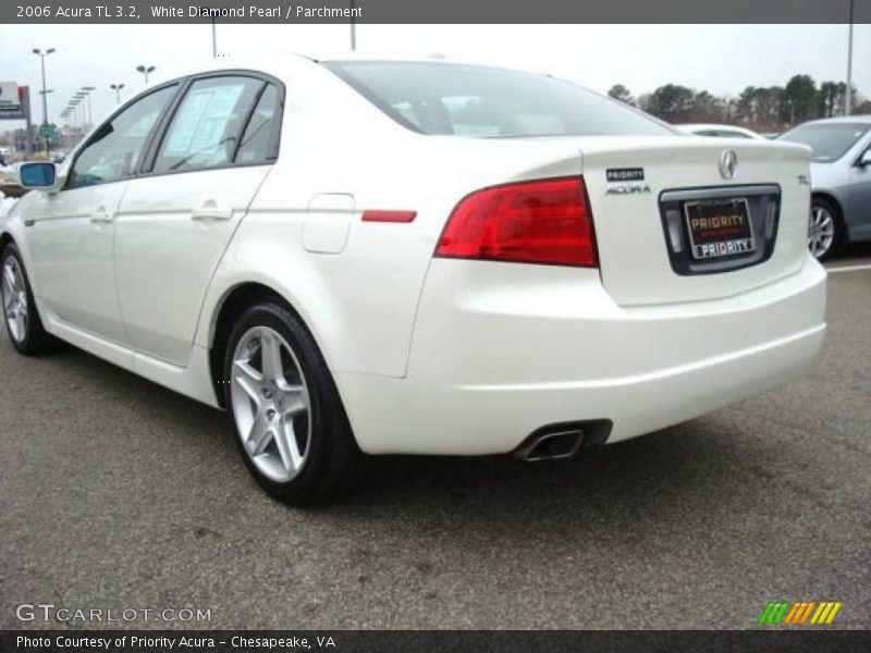 White Diamond Pearl / Parchment 2006 Acura TL 3.2