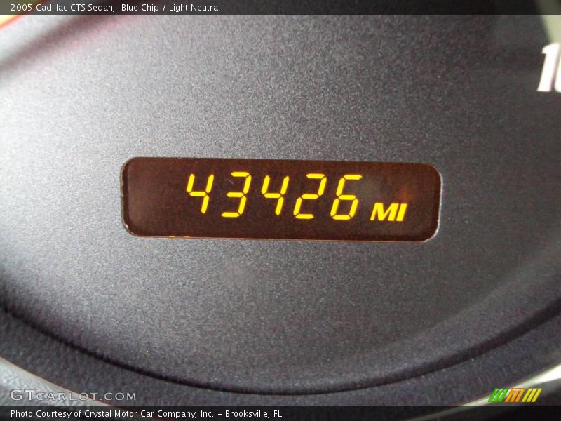 Blue Chip / Light Neutral 2005 Cadillac CTS Sedan