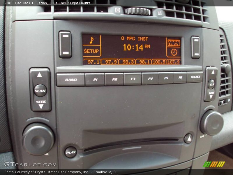 Blue Chip / Light Neutral 2005 Cadillac CTS Sedan