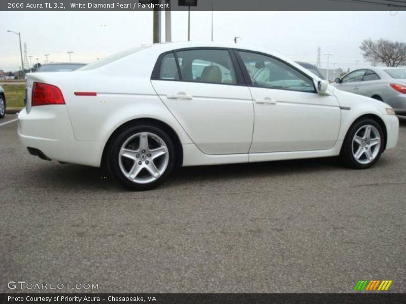 White Diamond Pearl / Parchment 2006 Acura TL 3.2