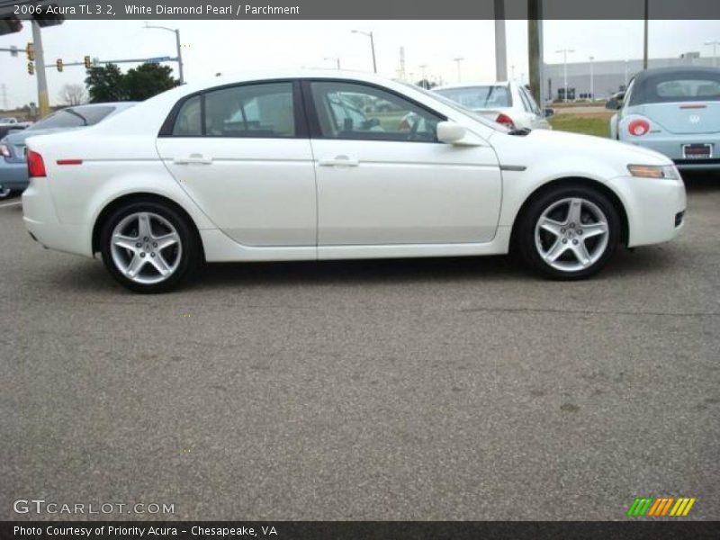 White Diamond Pearl / Parchment 2006 Acura TL 3.2