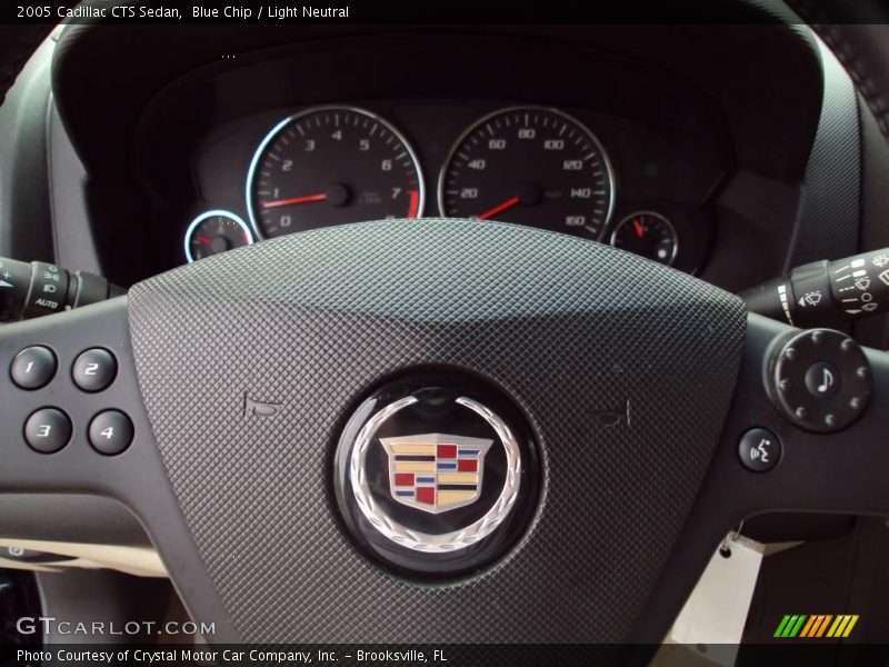 Blue Chip / Light Neutral 2005 Cadillac CTS Sedan