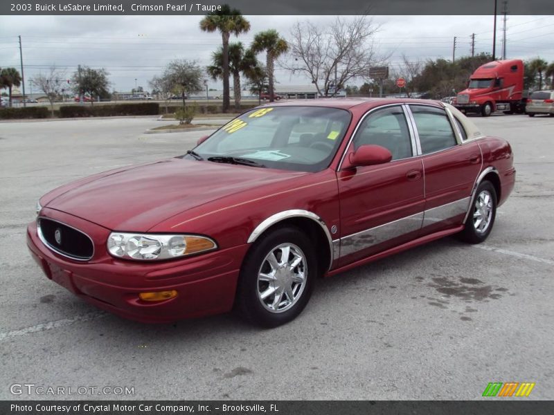 Crimson Pearl / Taupe 2003 Buick LeSabre Limited