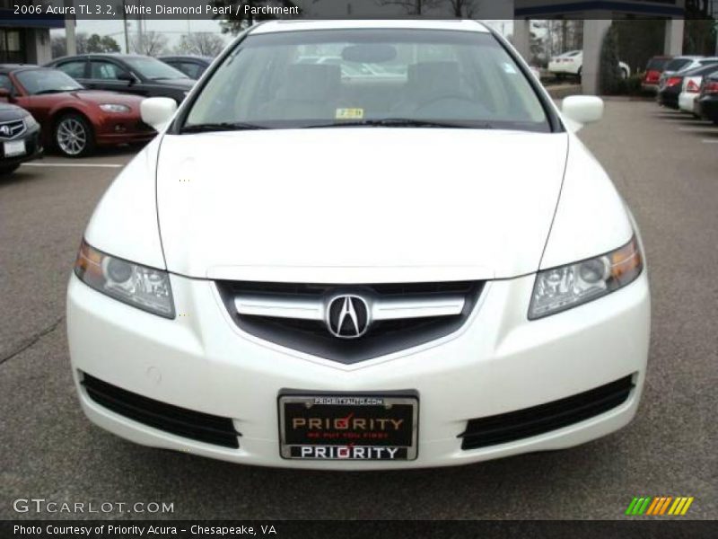 White Diamond Pearl / Parchment 2006 Acura TL 3.2
